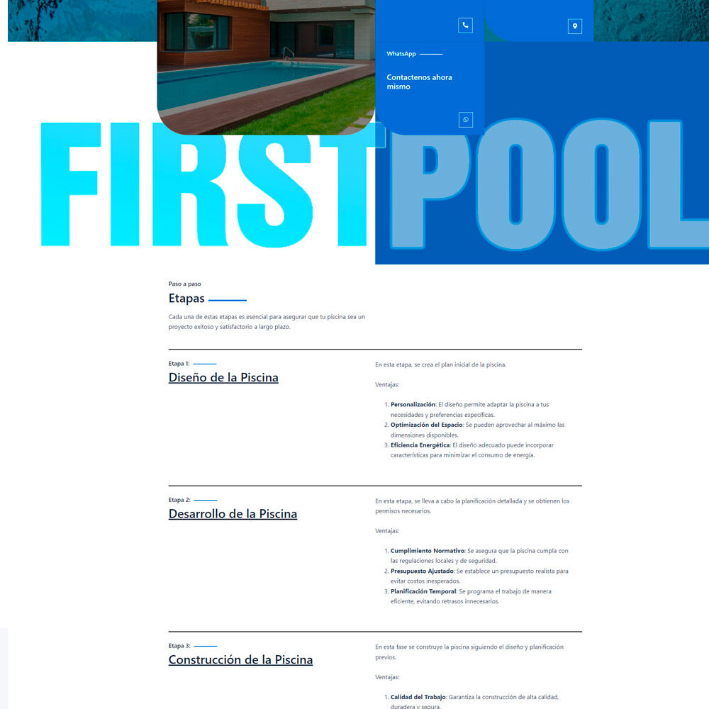 Piscinas Firts Pool